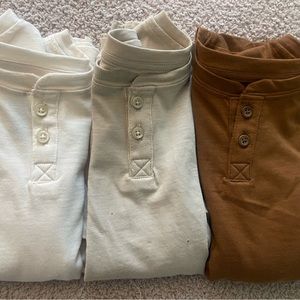 Set of 3 boys H&M Henley Shirts